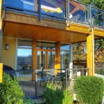 Private balconies, Ganges Harbour. Luxury vacation rentals on Salt Spring Island