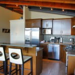 Fully equipped kitchens, ready to prepare a home cooked meal: Luxury accommodation on Salt Spring Island