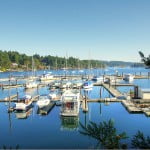 Ganges Marina, Salt Spring Island: The view from your luxury vacation apartment.