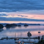 Sunrise on Salt Spring Island: The view from your luxury vacation apartment.