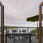 Oversized patio with a BBQ: Luxury vacation rental on Salt Spring Island