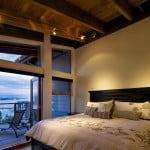 Master bedroom with a view: Luxury Vacation Rentals on Salt Spring Island