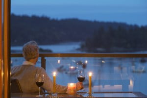 Private balaconies with a view: Vacation Accommodation on Salt Spring Ialnd