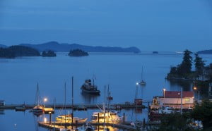 Private balaconies with a view: Vacation Accommodation on magical Salt Spring Ialnd