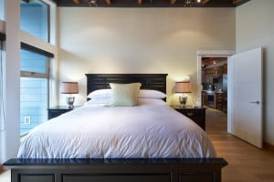 Private balconies: Salt Spring Island luxury penthouse suite